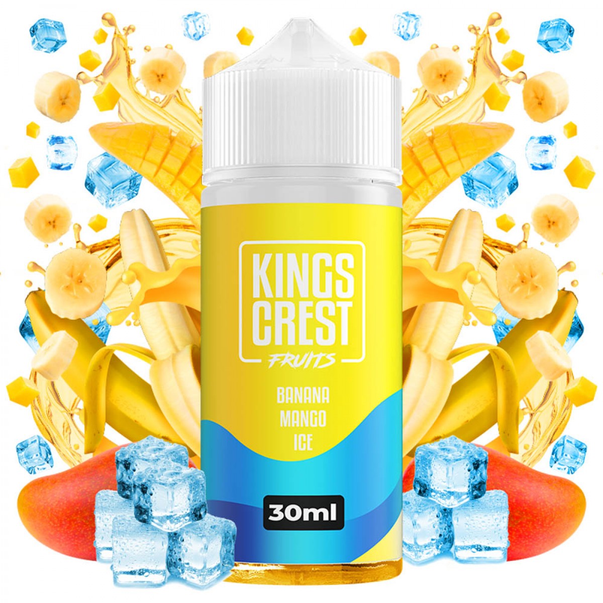 Kings Crest Fruits Ice Banana Mango 30ml/120ml Flavorshot